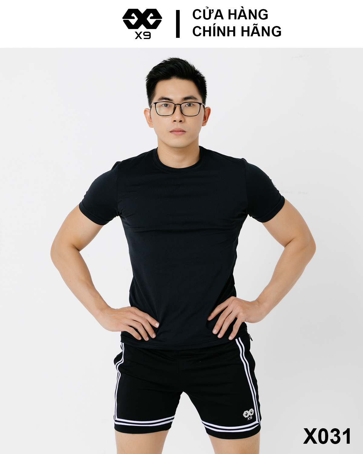 Áo Thun Trơn Logo X9 Thun Lạnh Cotton Nam Cổ Tròn Thể Thao Tập Gym Chạy Bộ - X9 Sportswear - X031