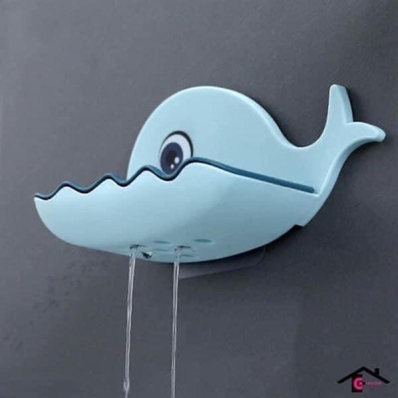 Khay Để Xà Phòng Cá Heo Dính Tường Siêu Chắc