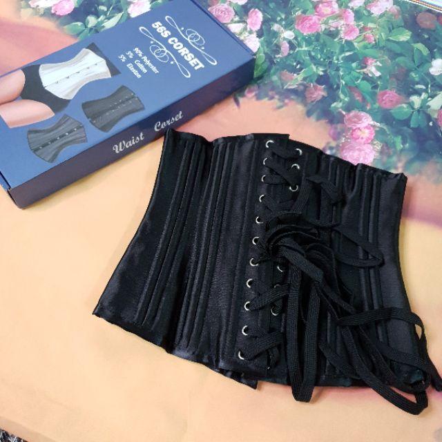 Đai nịt bụng Corset (gen siết giảm eo) 24 xương thép đơn nhập khẩu chính hãng Italy