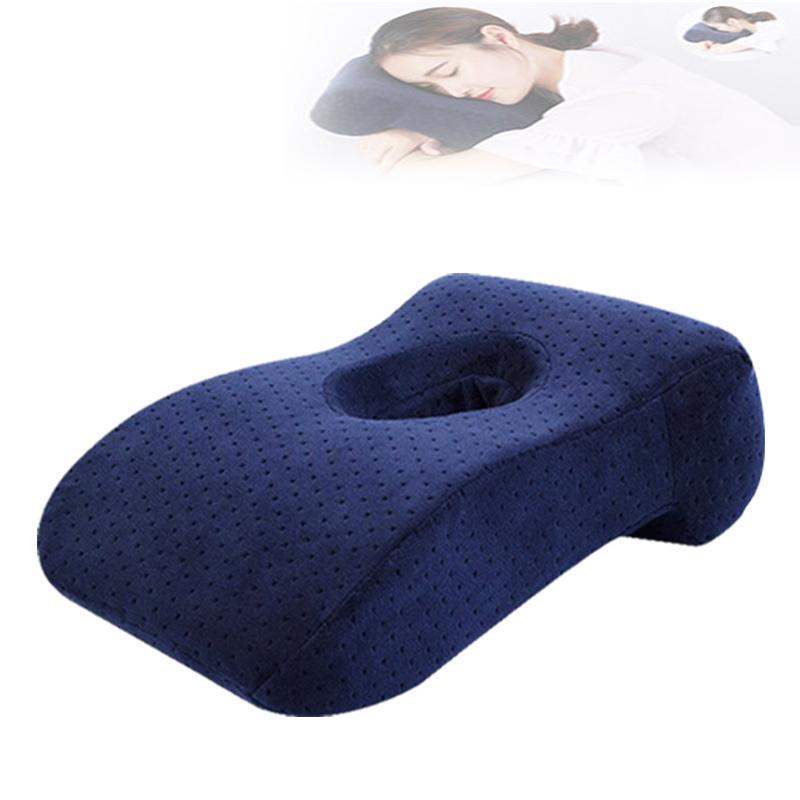 Mút Ngủ Trưa Gối Văn Phòng Trưa Gối Ngủ Học Bàn Bàn Gối Thoáng Khí Với Lỗ Cho Mặt Xuống Ngủ HM005