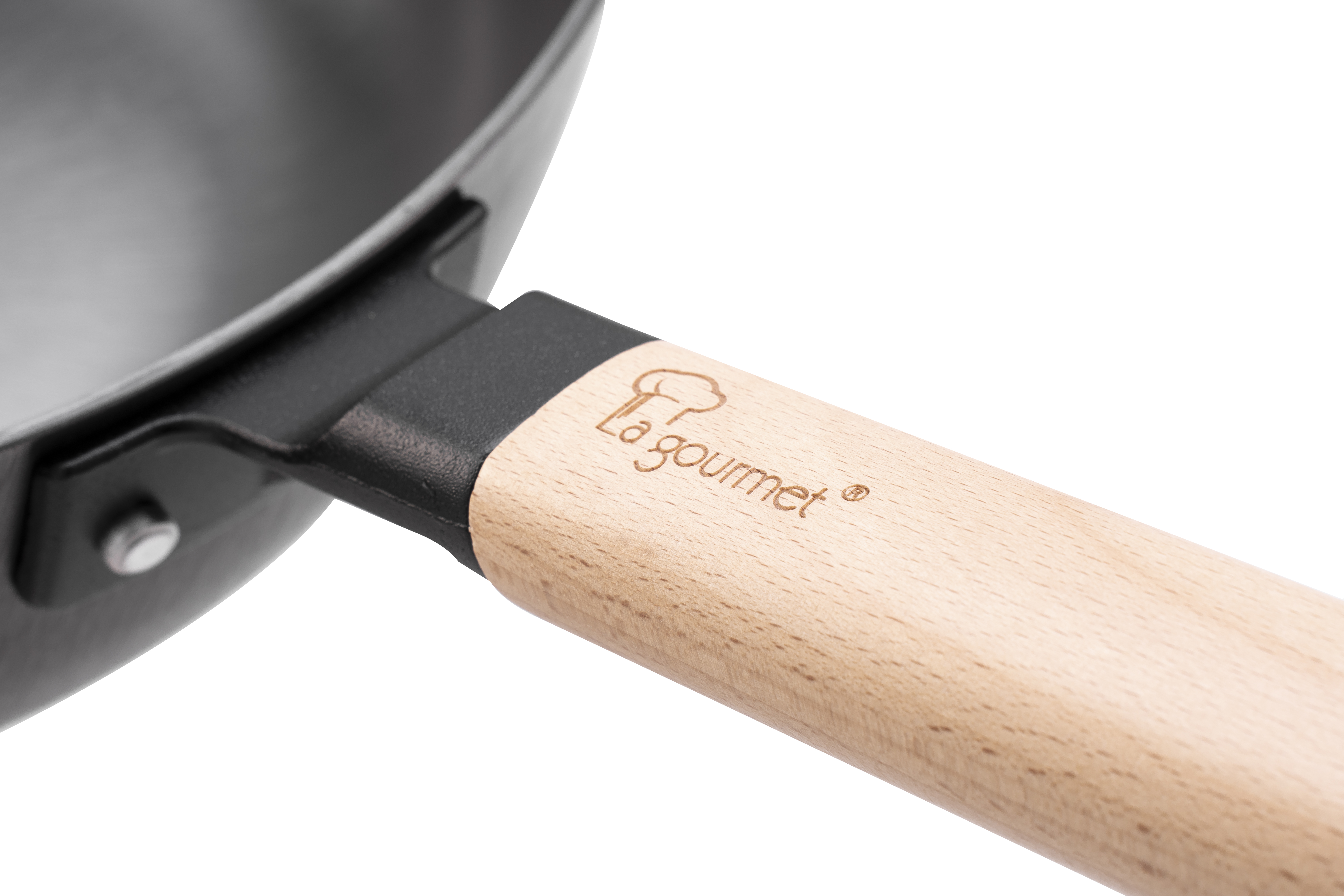 Chảo gang đúc công nghệ mới La gourmet Nitrigan™ 28cm lòng sâu 4L - 347701