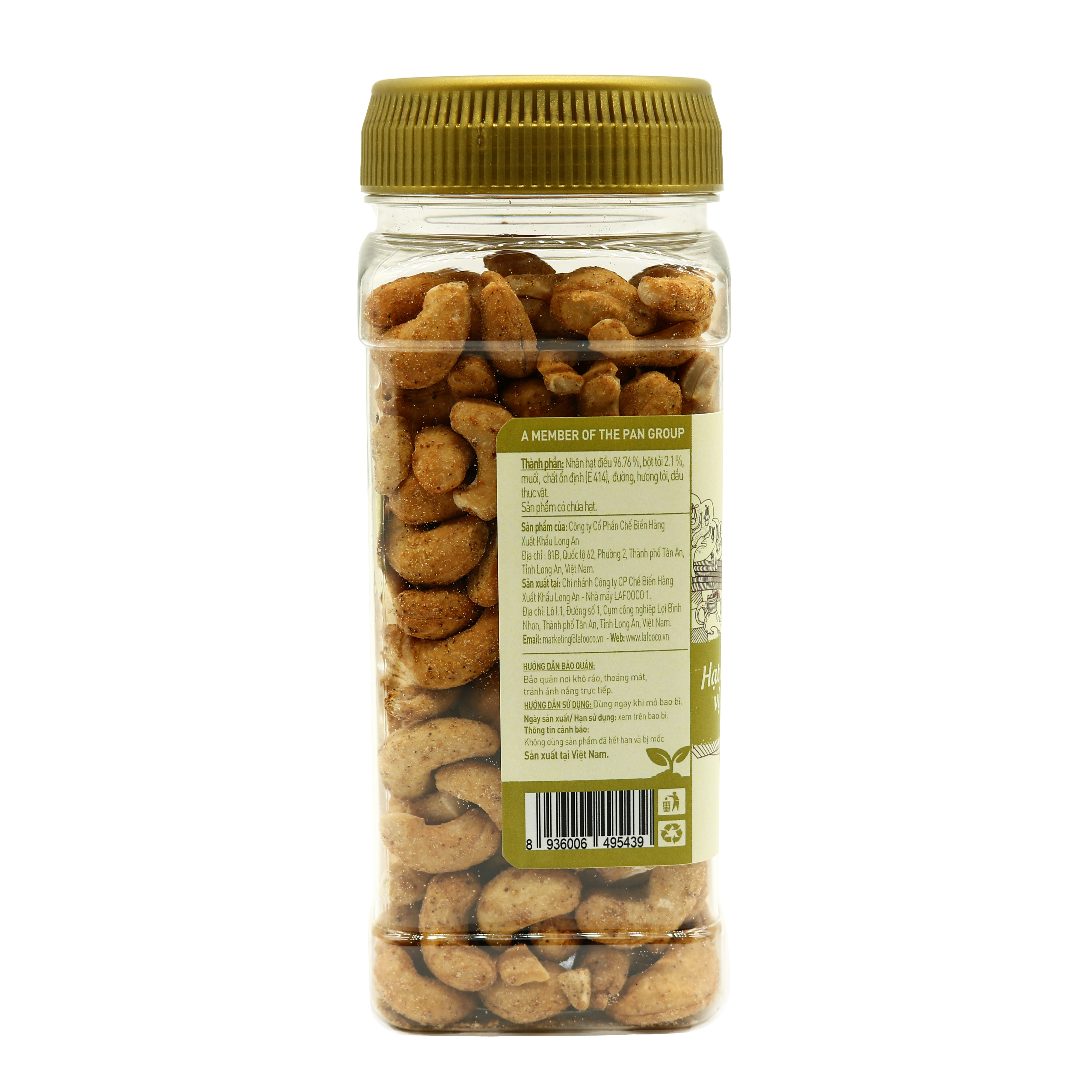 Hạt Điều Vị Tỏi 270g/ hủ - Garlic Cashews