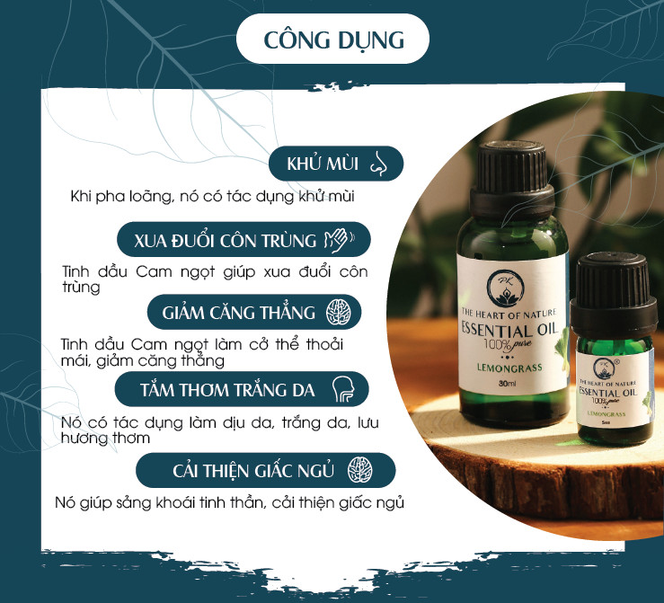 Tinh dầu cao cấp Cam Ngọt PK 10ml