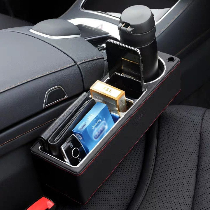 Khay để đồ khe ghế ô tô, xe hới cao cấp DC-01-DC-01GH