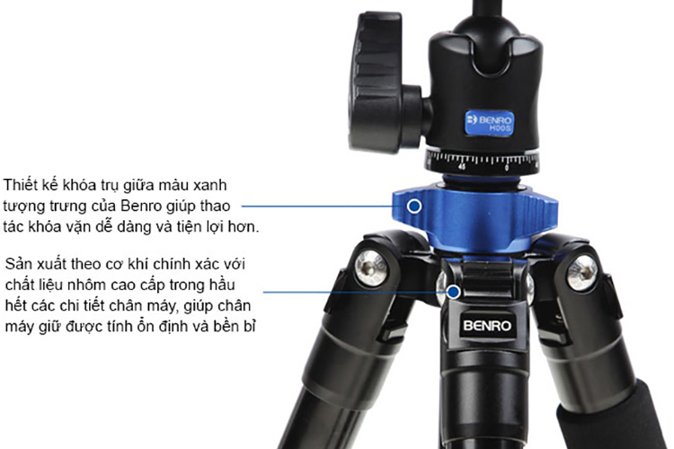 Chân Máy Tripod Benro Ismart IS05 - Hàng Nhập Khẩu