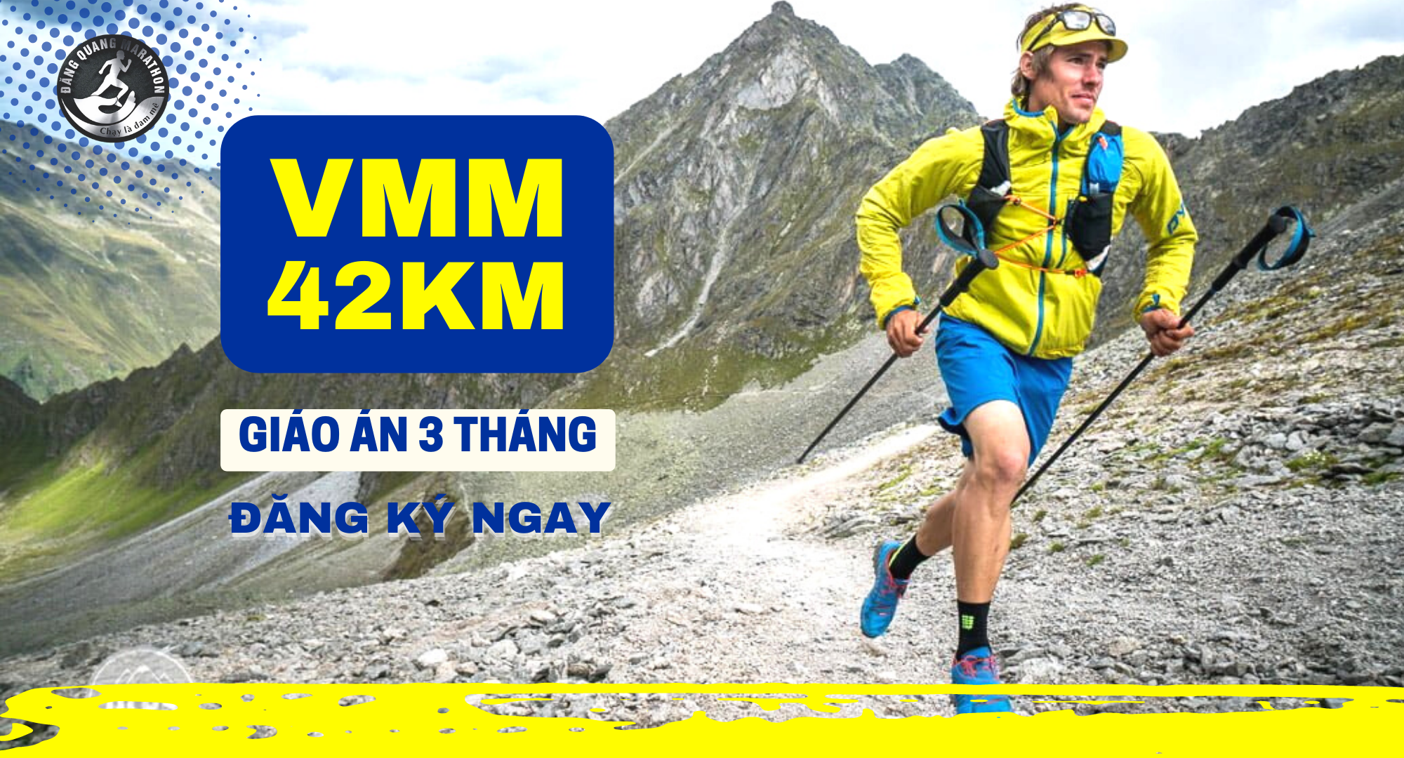 Khóa học 3 tháng tập chạy trail 42km giải VMM