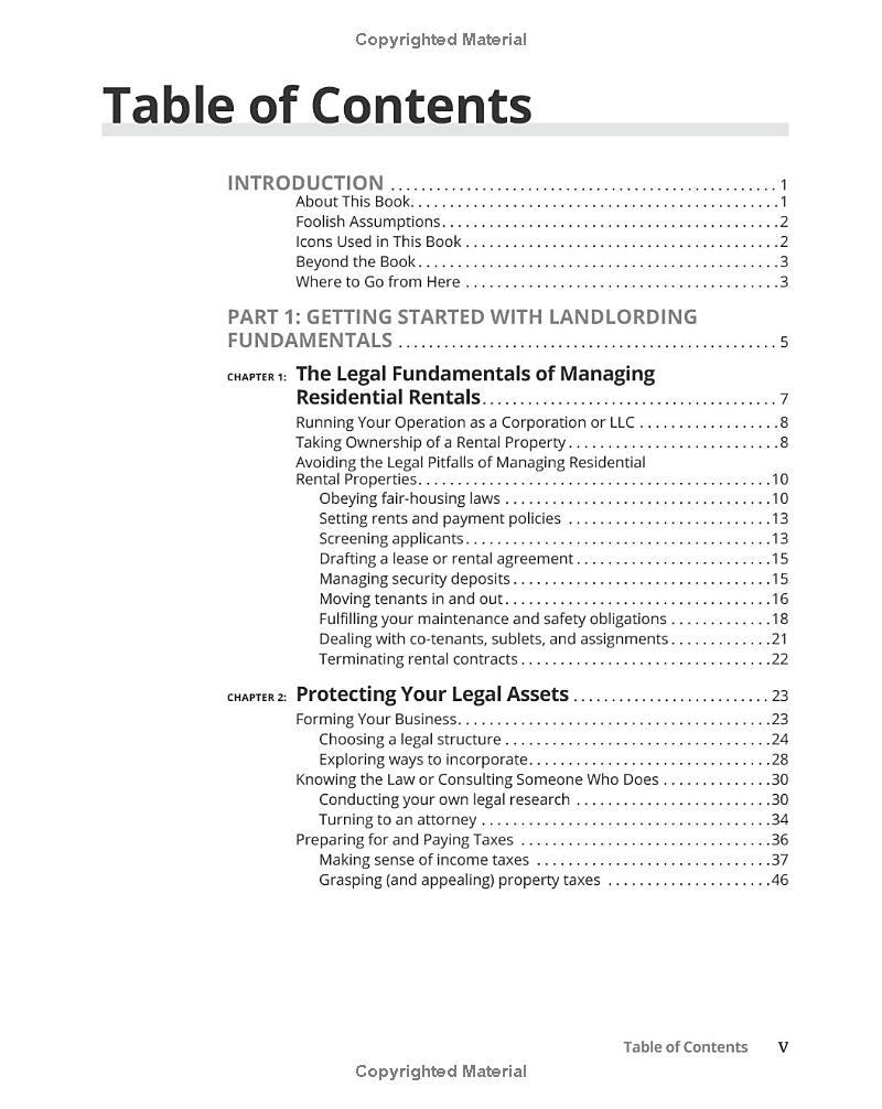 Sách ngoại văn: Landlord's Legal Kit For Dummies