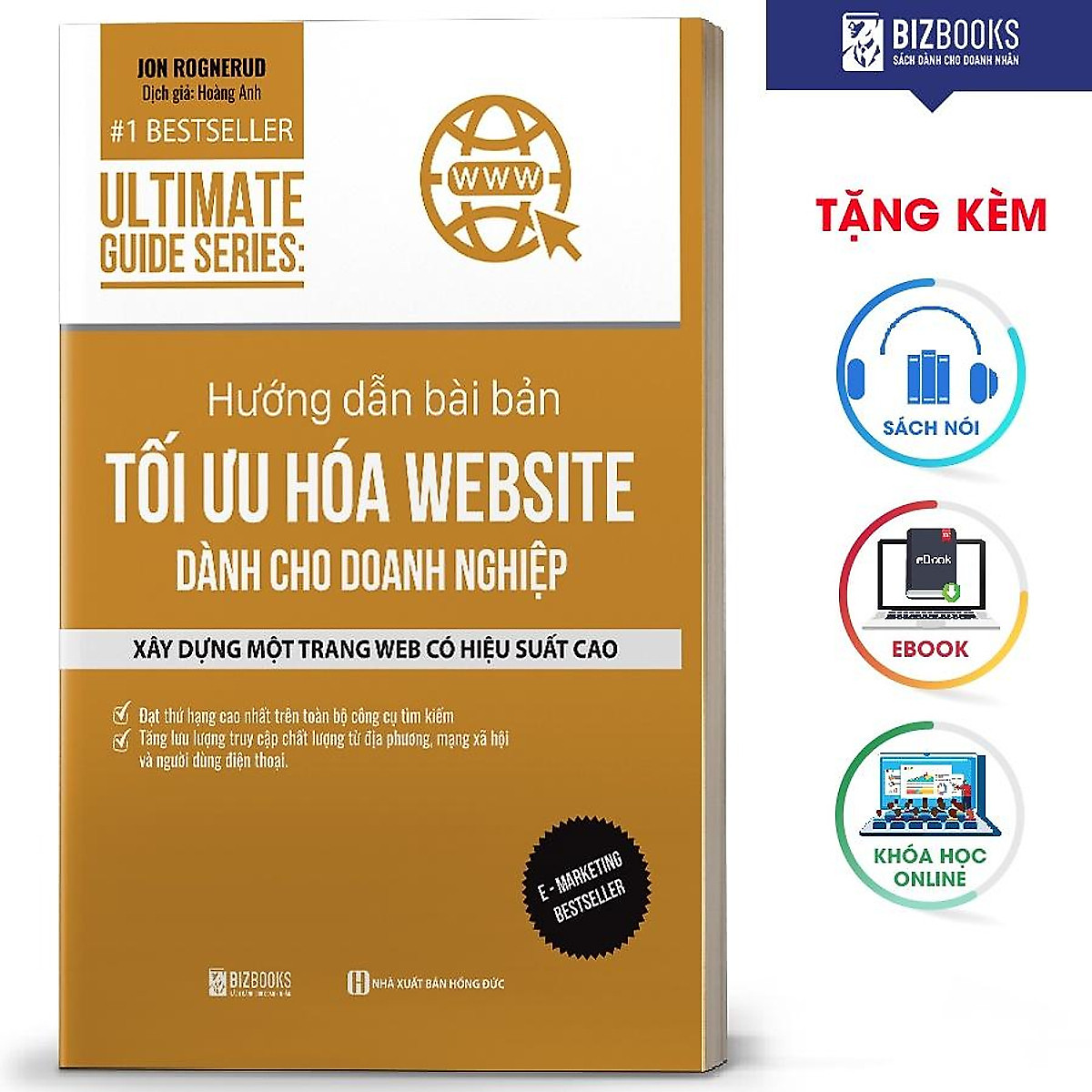 BIZBOOKS – Combo Trọn Bộ 5 Cuốn Sách Tuyệt Kĩ Marketing Thời 4.0: Ultimate Guide Series : Email Marketing + Tối Ưu Hóa Website + Quảng Cáo Google Adwords + Chỉ Số Pay – Per – Click + Dữ Liệu Nền Tảng – MinhAnBooks