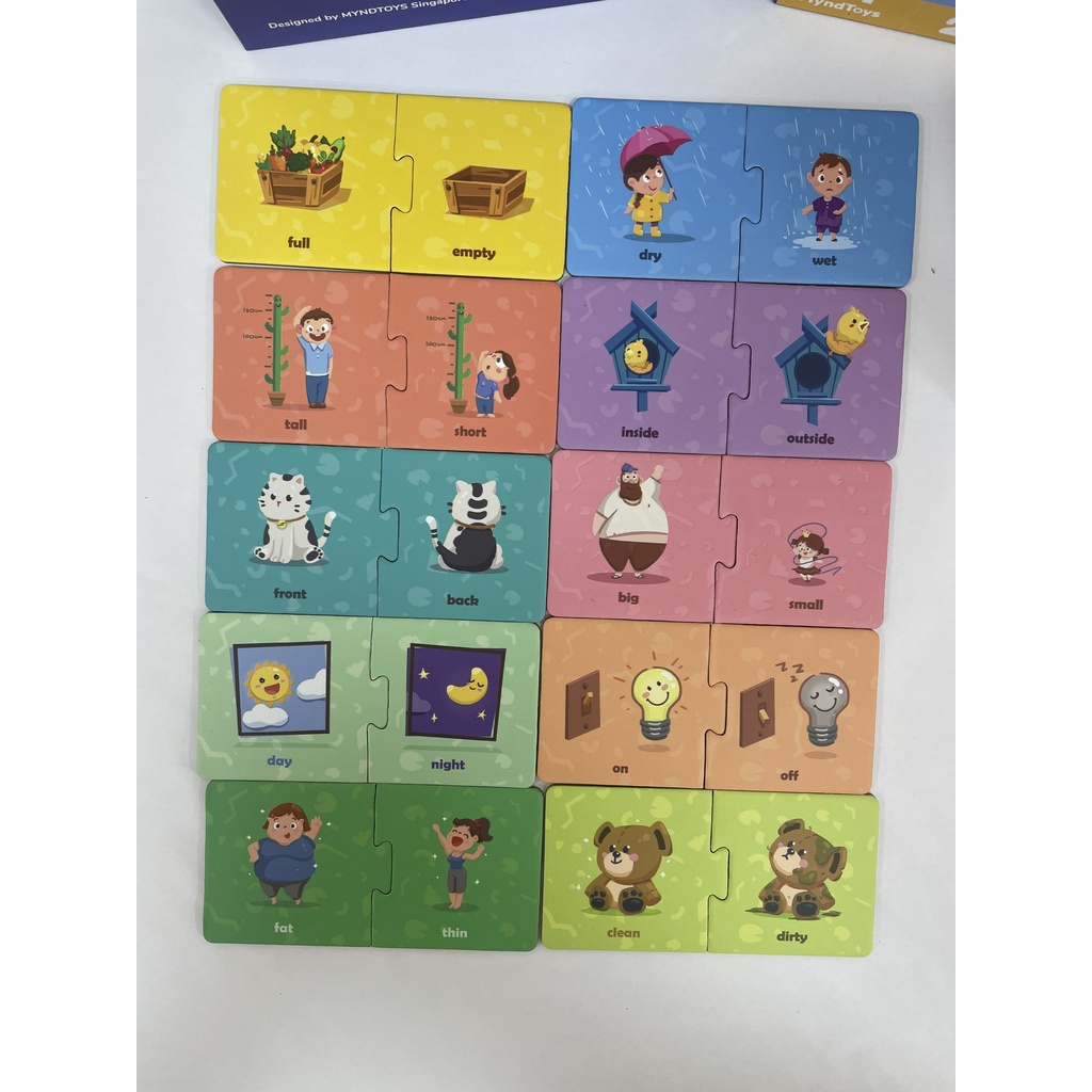 Đồ Chơi Xếp Hình MyndToys My First Puzzle - Opposites Dành Cho Các Bé Trên 2 Tuổi