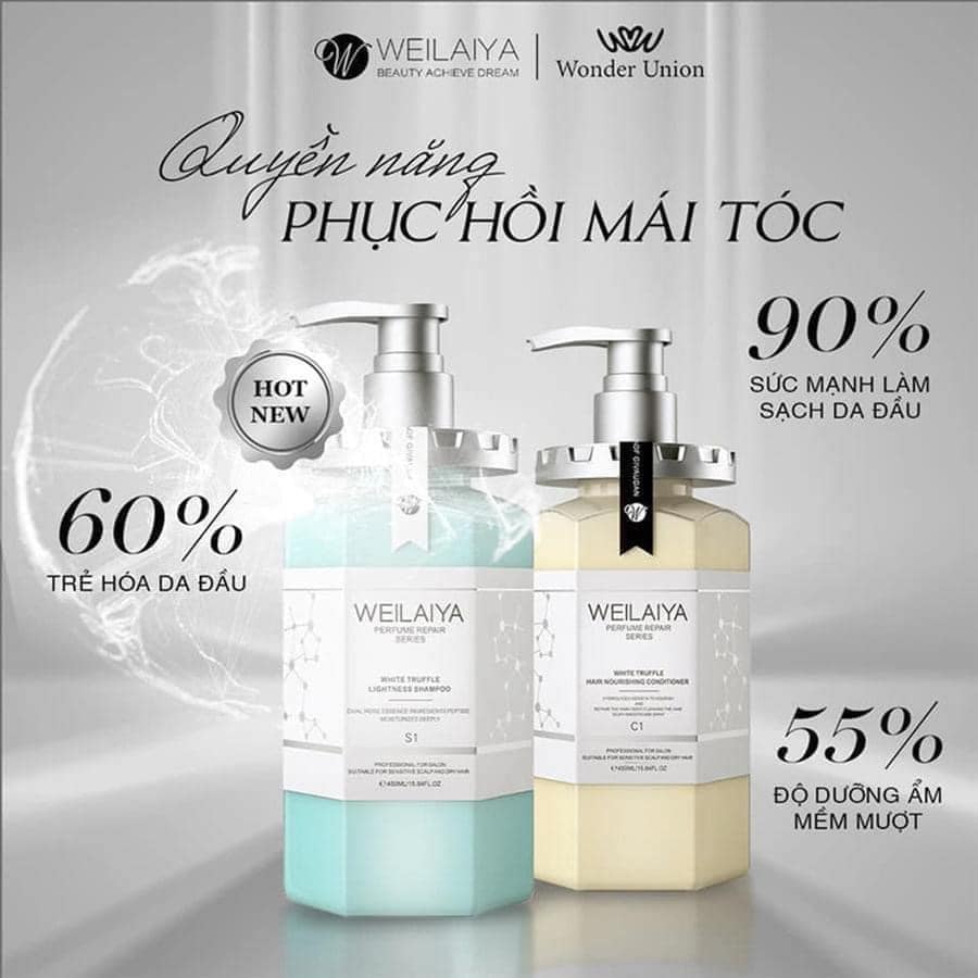 Dầu xả Weilaiya phục hồi đa tầng Nấm Truffle 450ml