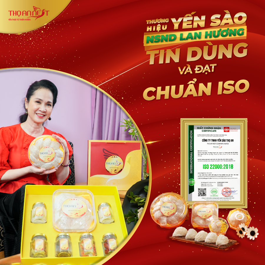 Tổ yến sào tinh chế sạch lông, không độn tạp chất THỌ AN NEST set 100gr