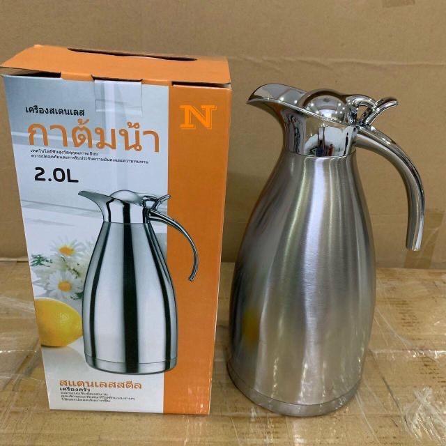 Bình Giữ Nhiệt Inox 304 Thái Lan 2 Lít PHÍCH NƯỚC GIỮ NHIỆT CHẤT LIỆU INOX 2L