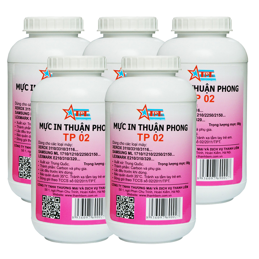 Mực đổ Thuận Phong TP02 dùng cho máy in Samsung ML-1610/ 1620/ 2010/ 2020/ 2160/ 2165/ 1660/ 1666/ 1670/ 1860/ SCX-4321/ 4621/ 3400/ 3200/ Xpress M2020/ M2070/ M2625/ M2675/ M2885 - Hàng Chính Hãng
