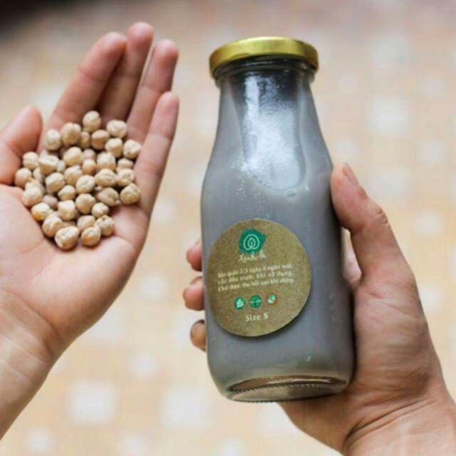 Bình Thủy Tinh Nắp Thiếc 310ml trơn