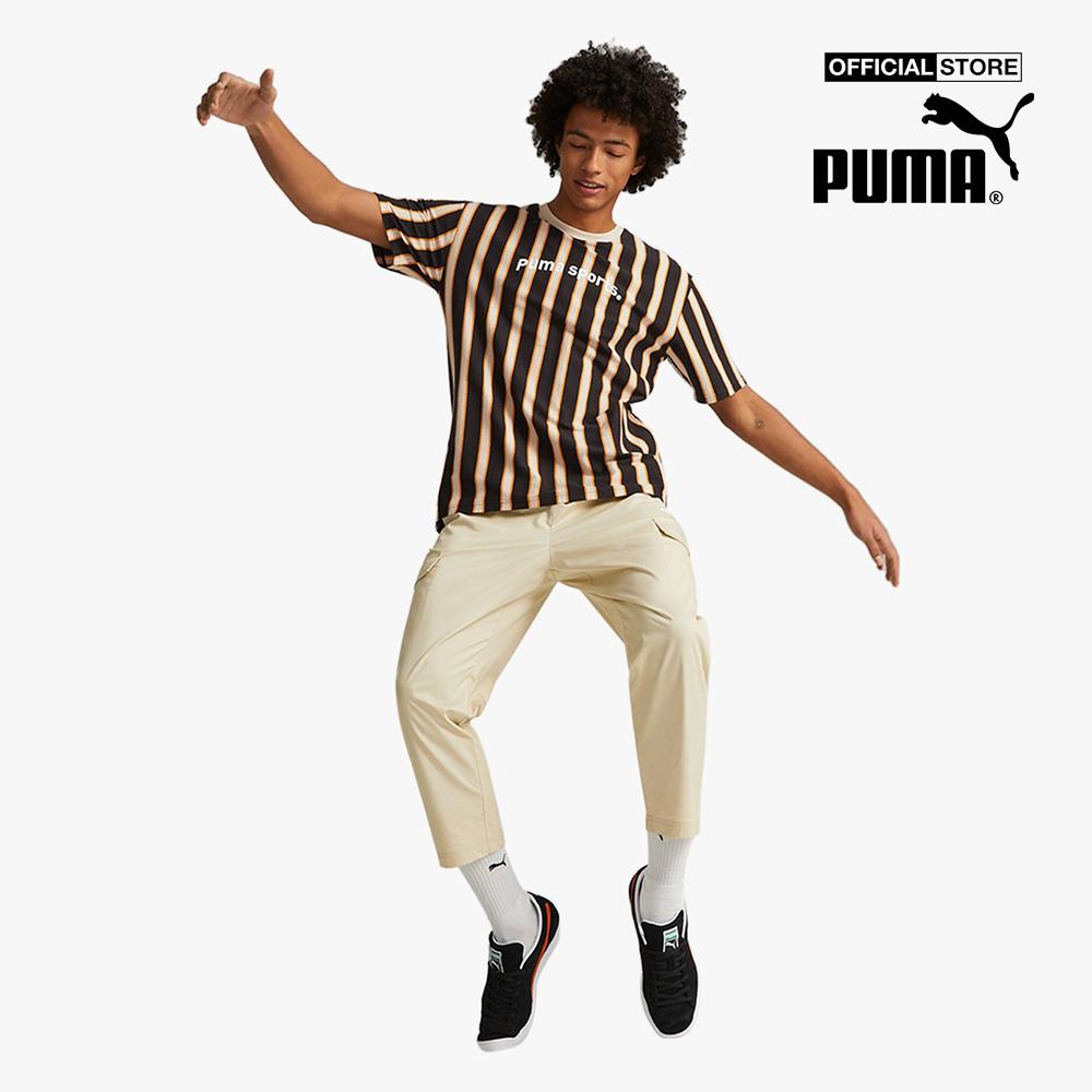 PUMA - Quần dài tập luyện nam lưng thun túi hộp Classics Woven 535605