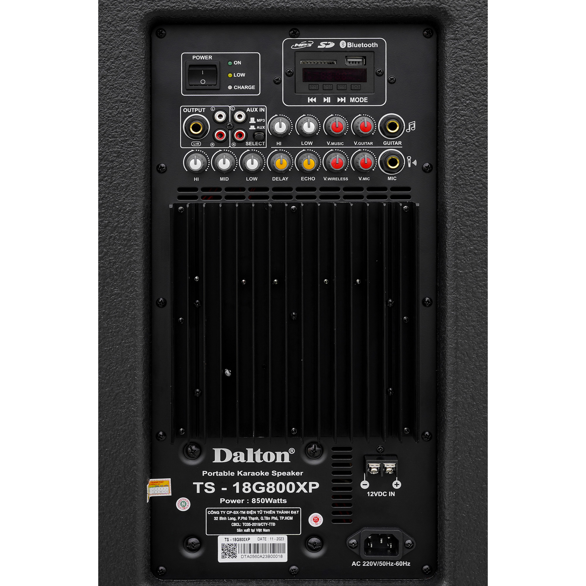 Loa karaoke công suất lớn TS-18G800XP bass 5 tấc, 850W. Loa DALTON 3 đường tiếng cực hay-Hàng chính hãng ( Sản xuất tại Việt Nam )- BH 12 THÁNG - HÀNG CHÍNH HÃNG