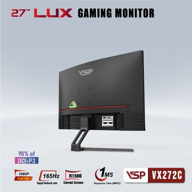 Màn Hình Cong VSP VX272C ( 27inch/165Hz/1500R/VA/1ms ) - Hàng Chính Hãng