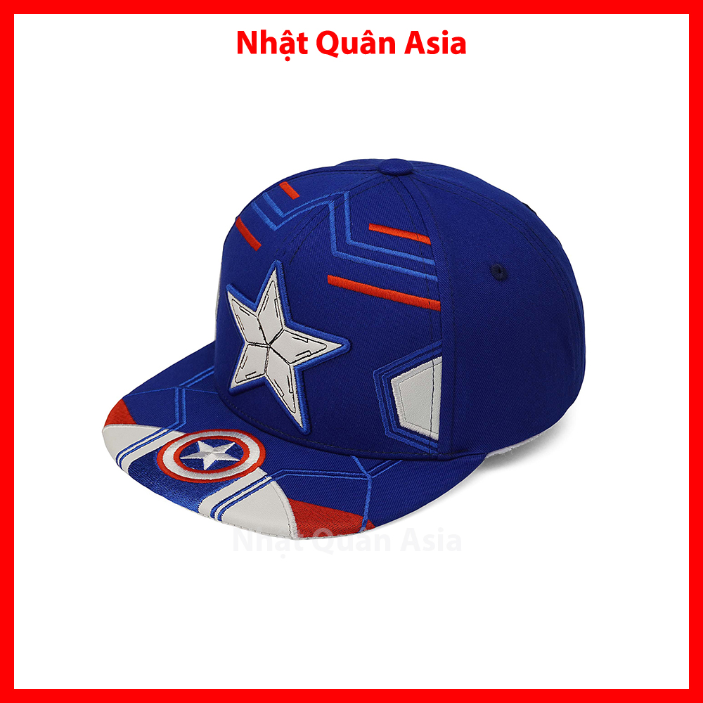 Nón trẻ em Captain America thêu ngôi sao snapback cao cấp siêu dễ thương - Nhật Quân Asia nhatquanasia capman