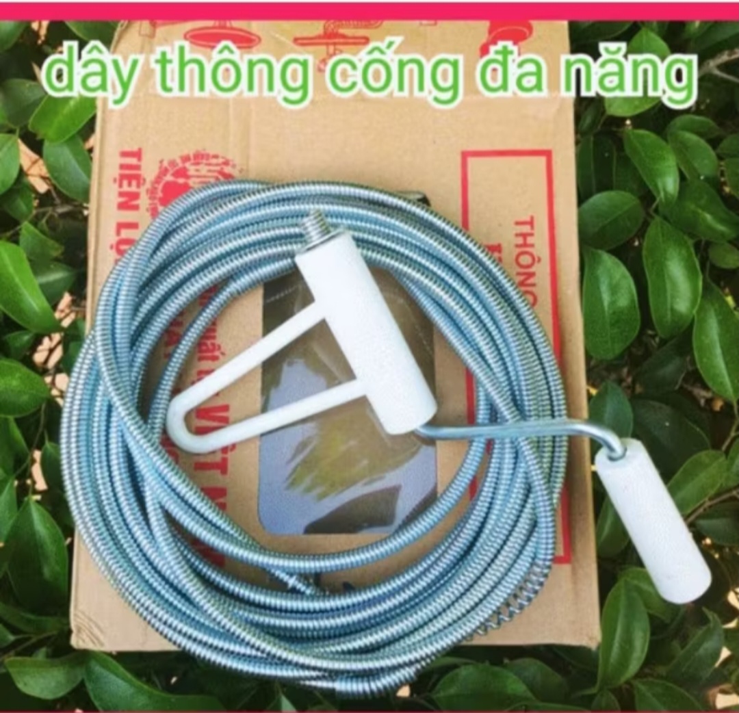 CUỘN DÂY LÒ SO THÔNG TẮC CÁC LOẠI ỐNG CỐNG THOÁT NƯỚC GIA ĐÌNH THÔNG MINH DÀI 5M