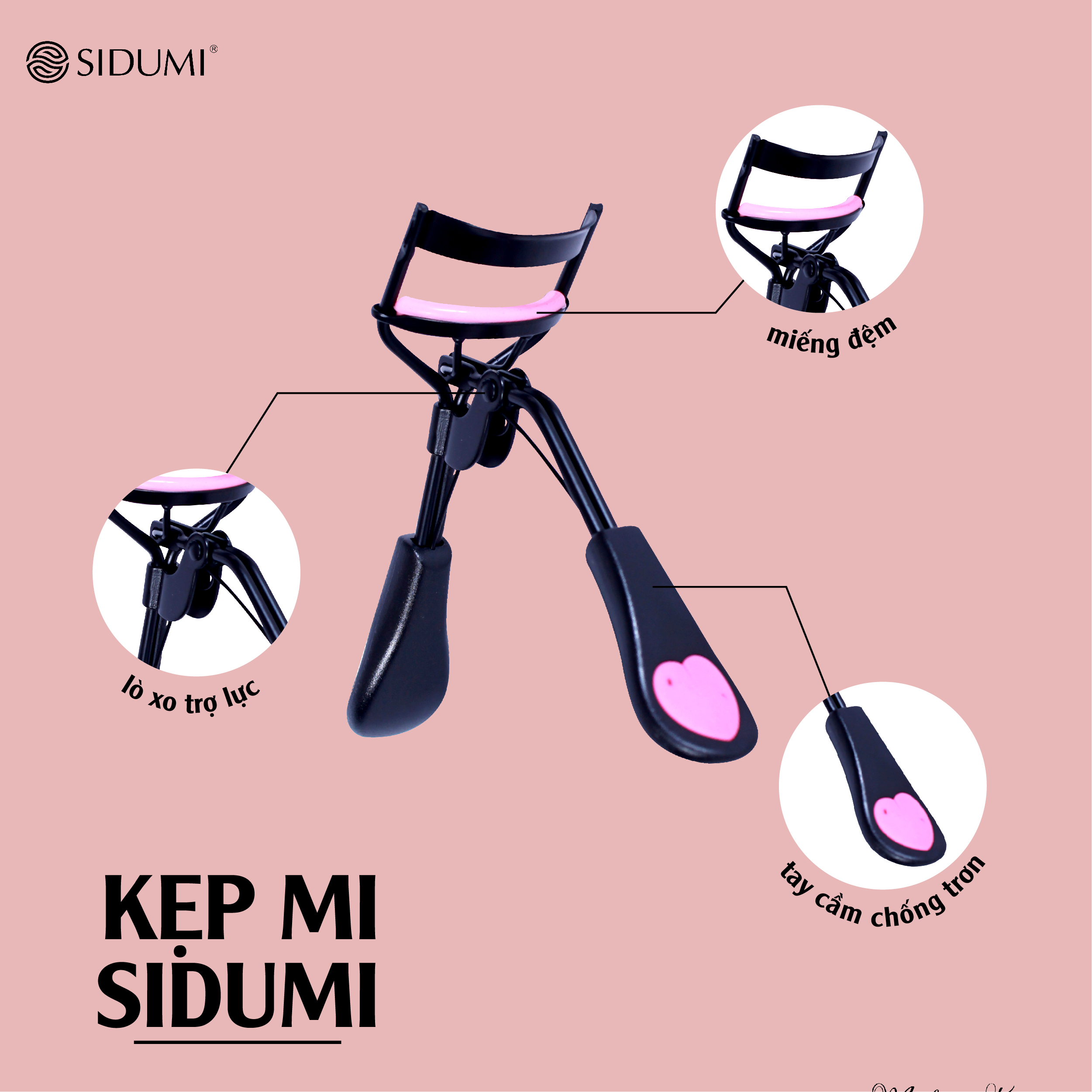 Kẹp mi Sidumi - Sidumi Eyelash curler SDM KM197