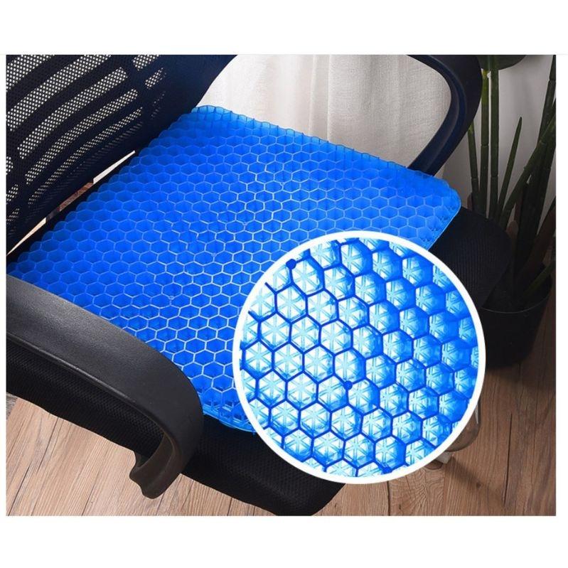 Đệm ngồi bệt Đệm Ngồi 3D Silicon Cao Cấp, Đệm Lót Mông Thoáng Khí Chống Đau Mỏi - Đệm Ngồi Cấu Trúc Tổ Ong