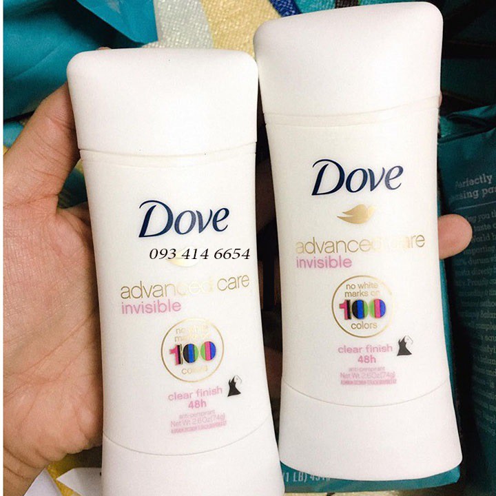 SET 4 LĂN KHỬ MÙI DOVE WOMEN ADVANCED CARE MỸ 48H 74G