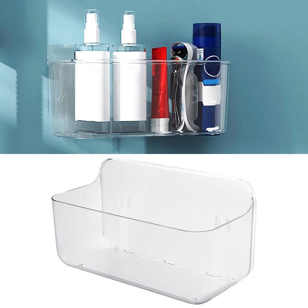Adhesive Storage Holder Shower Caddy Bathroom Accessories Bath Shelf M