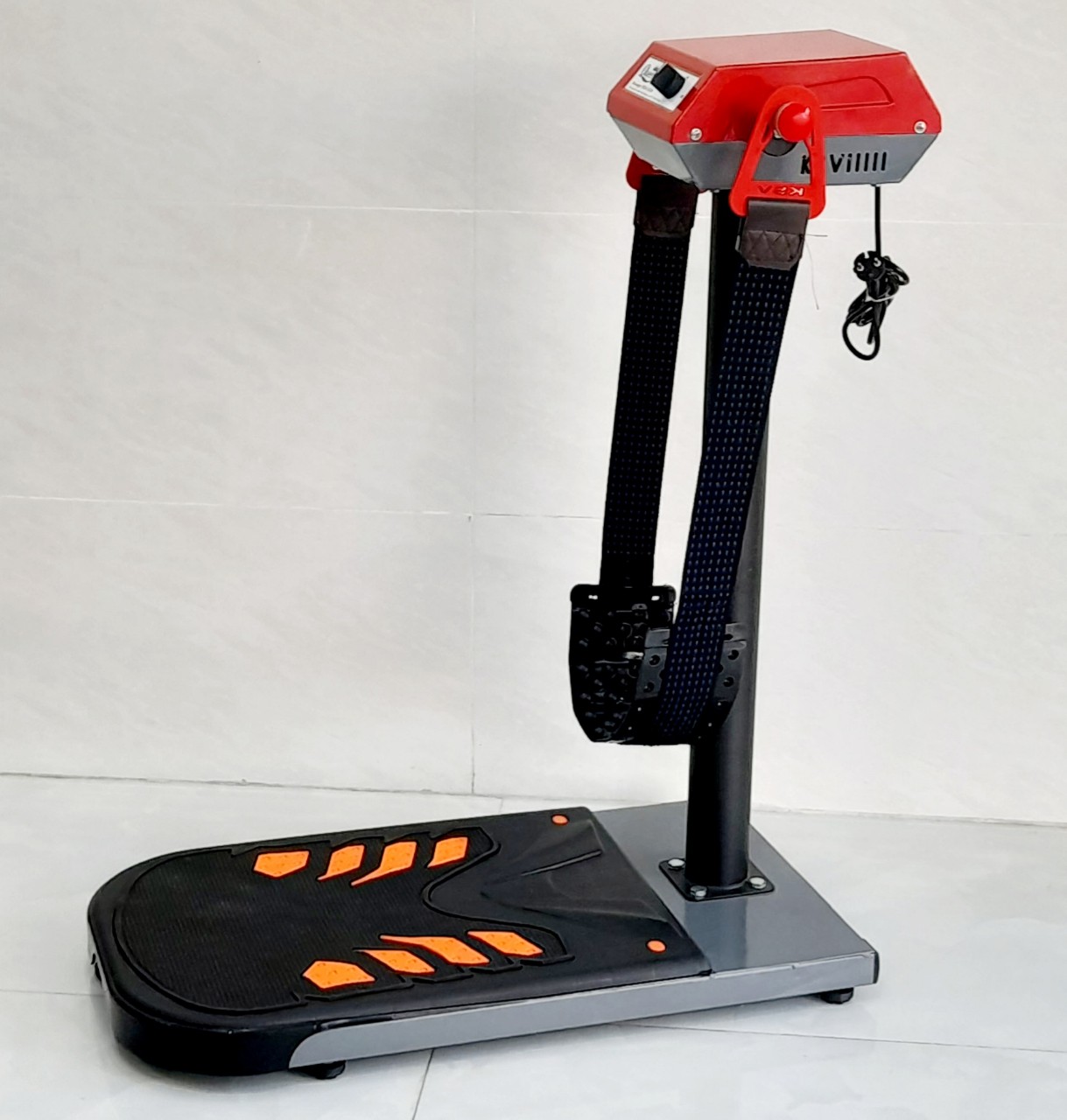 Máy Rung Đứng Pro New- 300W - Máy massage bụng đứng. Mẫu mới đế cao su đúc dây đai nút