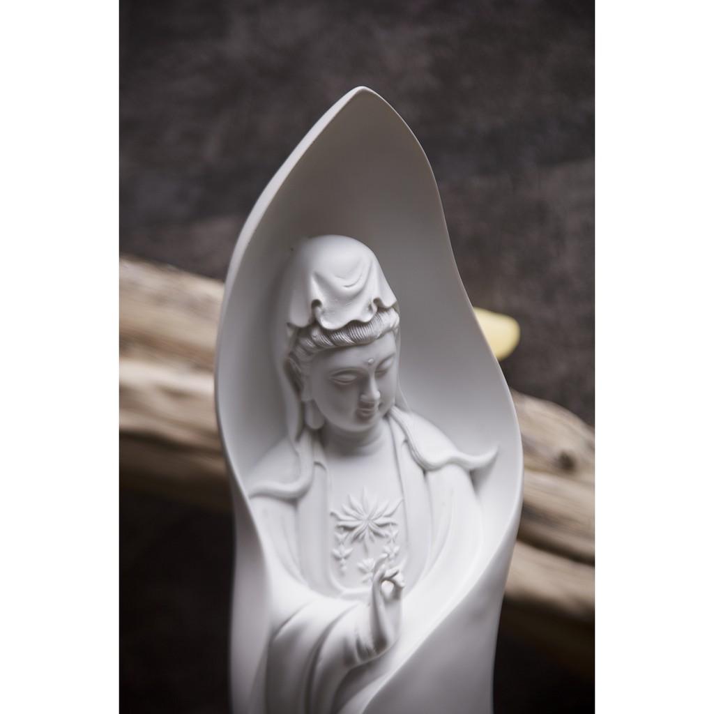 Tượng Mẹ Quan Âm cao 46cm trang trí nội thất nhà cửa- phong thủy- thờ cúng
