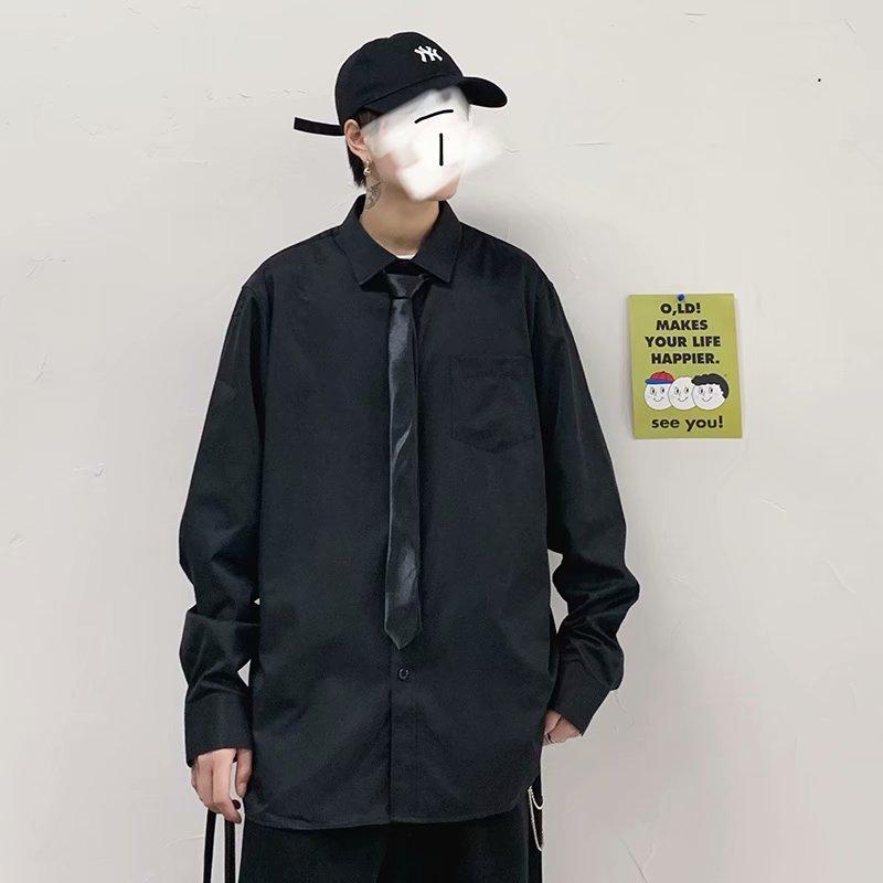 Áo Sơ Mi Tay Dài Thời Trang Hàn Quốc Cho Nam Size S-2Xl