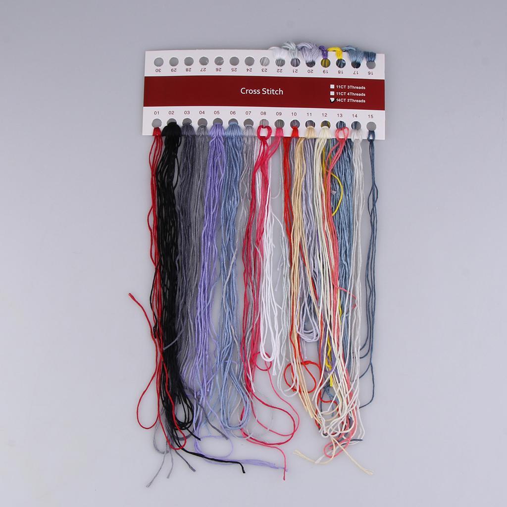 14CT 32x41cm Stamped Cross Stitch Kits Pre-Printed Pattern