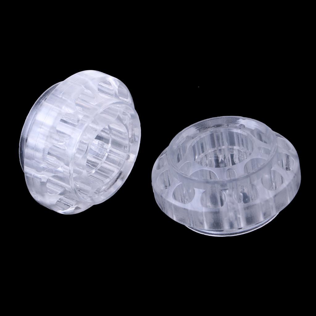 4pcs Inline/Roller/Hockey Skate Replacement PU Wheel 55 x 25mm - Transparent