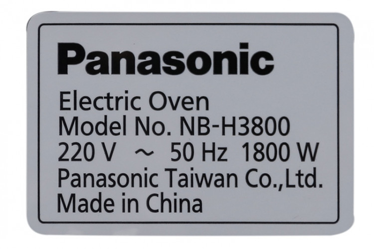 Lò nướng Panasonic NB-H3800SRA-4 Lò nướng Panasonic NB-H3800SRA-4