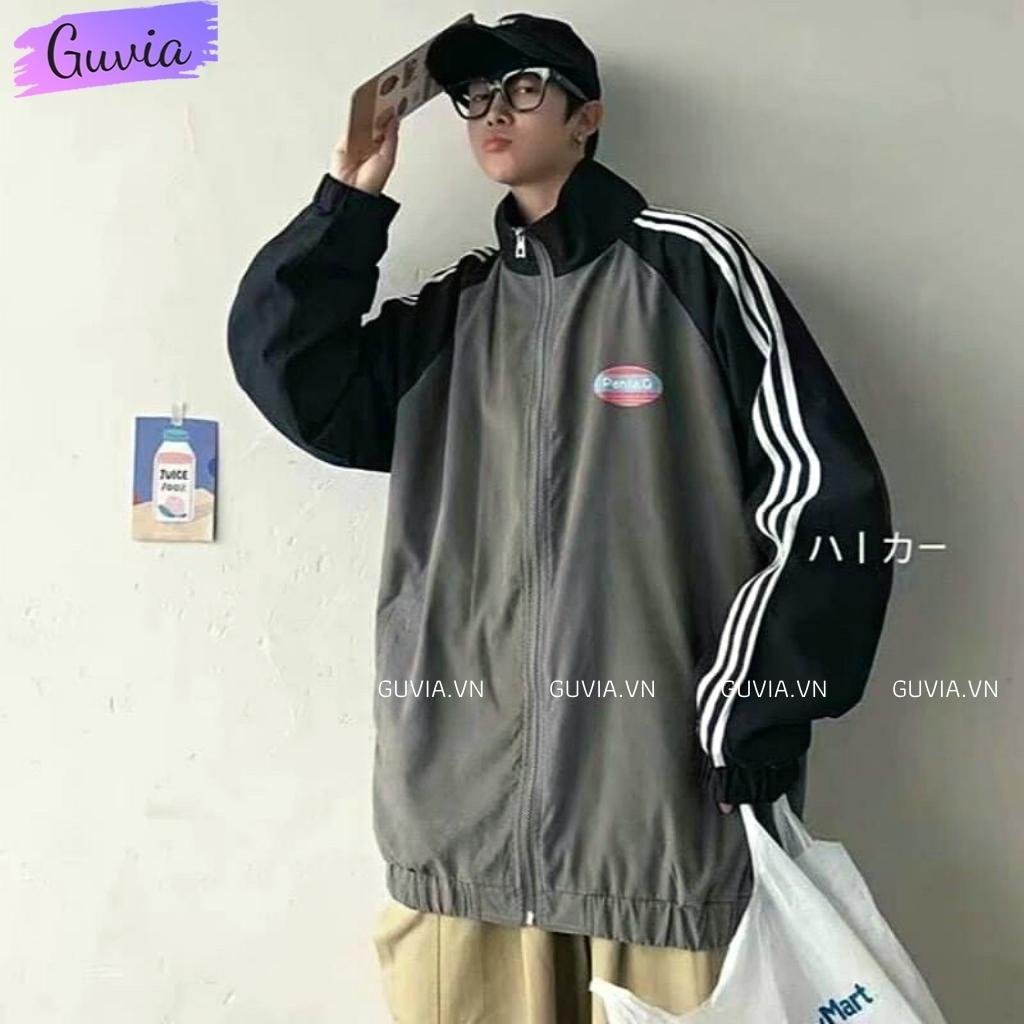 Hình ảnh Áo Khoác Dù PENTA.Q 2 Lớp Form Rộng Nam Nữ Unisex, Áo Gió Bomber Bóng Chày Chống Nắng Ulzzang