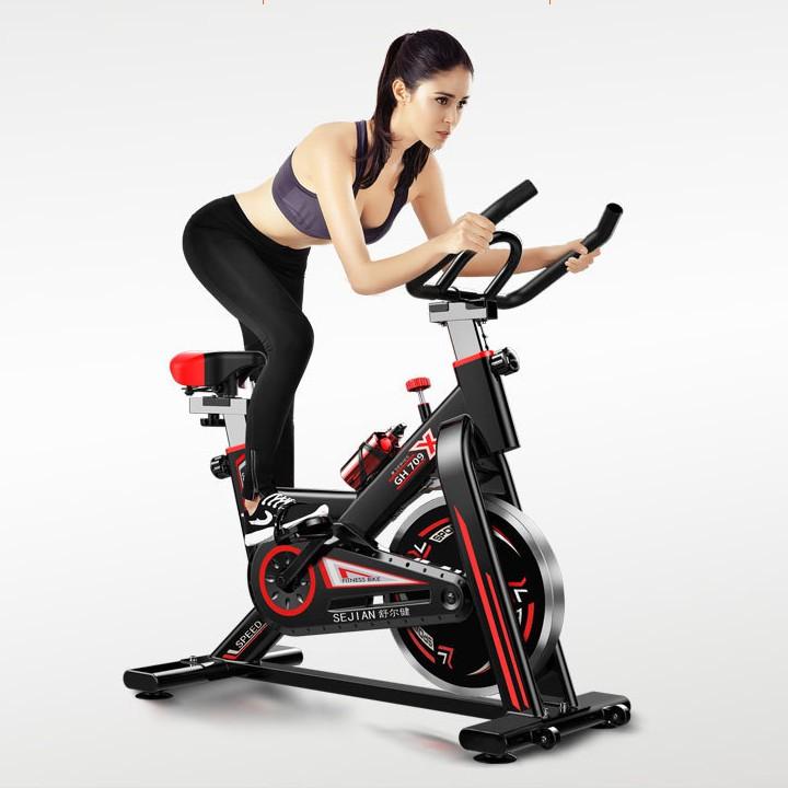 XE ĐẠP THỂ DỤC TẠI NHÀ - KHUNG THÉP CƯỜNG LỰC CHỐNG GỈ - TRỌNG TẢI TỐI ĐA 180 KG