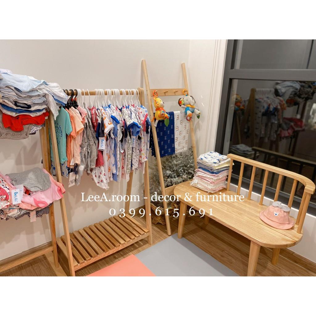 Siêu Phẩm Ghế Gỗ Decor - Ghế Chờ Cho Shop Phong Cách Hàn Quốc