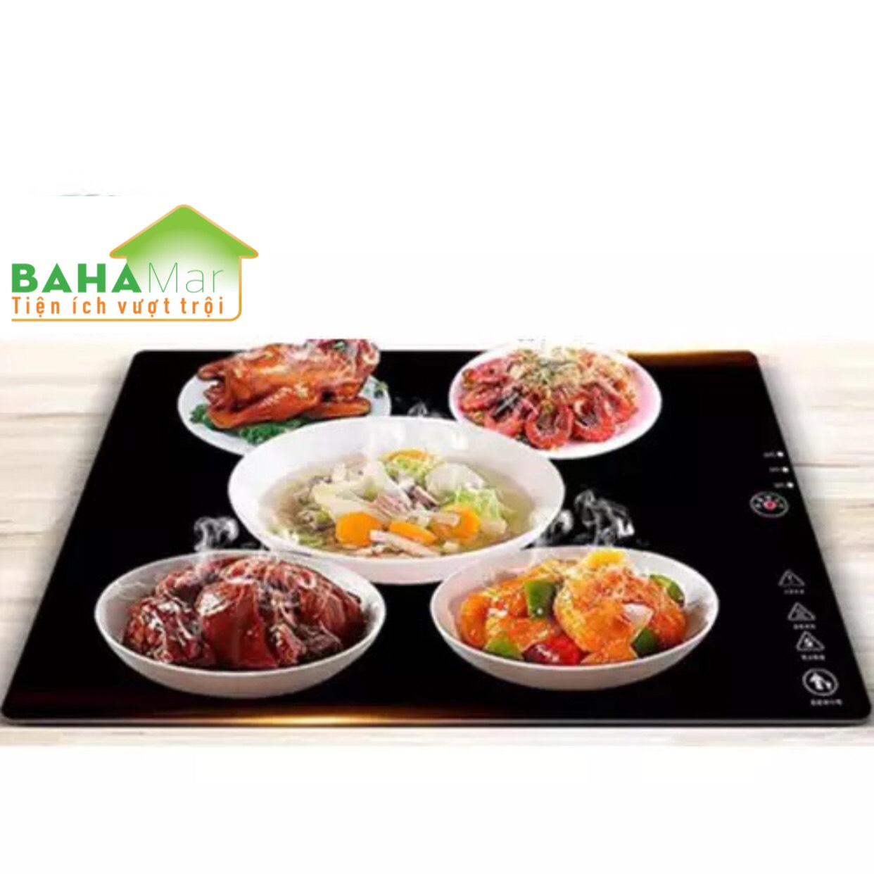 MÂM ĐIỆN THÔNG MINH CÁCH NHIỆT LÀM NÓNG GIỮ ẤM THỨC ĂN BAHAMAR cho bữa ăn hoàn hảo đảm bảo chất lượng ngon lành đến cuối bữa