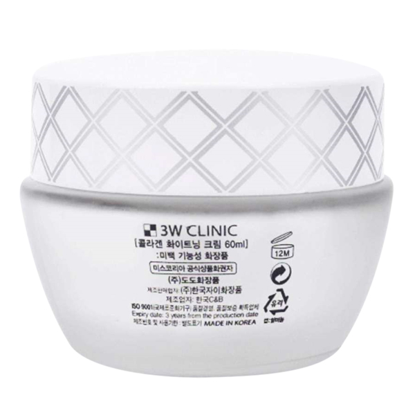 Kem Dưỡng Trắng Da Tinh Chất Collagen 3W Clinic Collagen Whitening Cream (60ml)