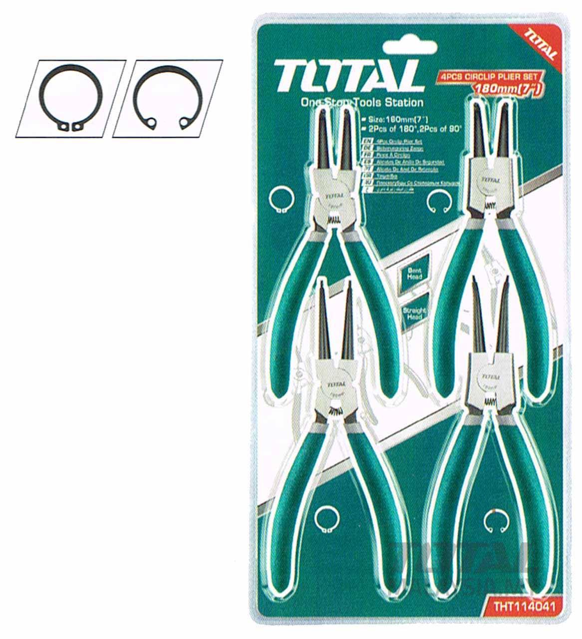 BỘ KÌM MỞ PHE 4 CHI TIẾT 7'' TOTAL THT114041 - HÀNG CHÍNH HÃNG