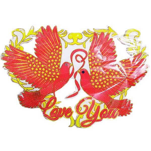 Bồ câu nhung trang trí phòng tân hôn