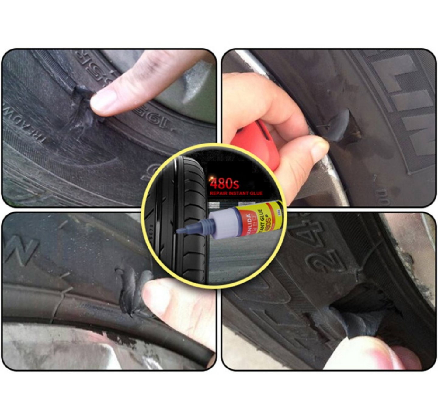CỰC CHẤT VỚI 1 LỌ KEO DÁN VÁ SỮA CHỮA LỐP XE MÁY XE HƠI ÔTÔ VÀ CÁC LOẠI LỐP XE KHÁC HÀNG CHUẨN
