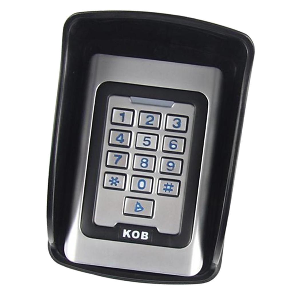 2x Waterproof Protective Case For Digital Fingerprint Access Control Black