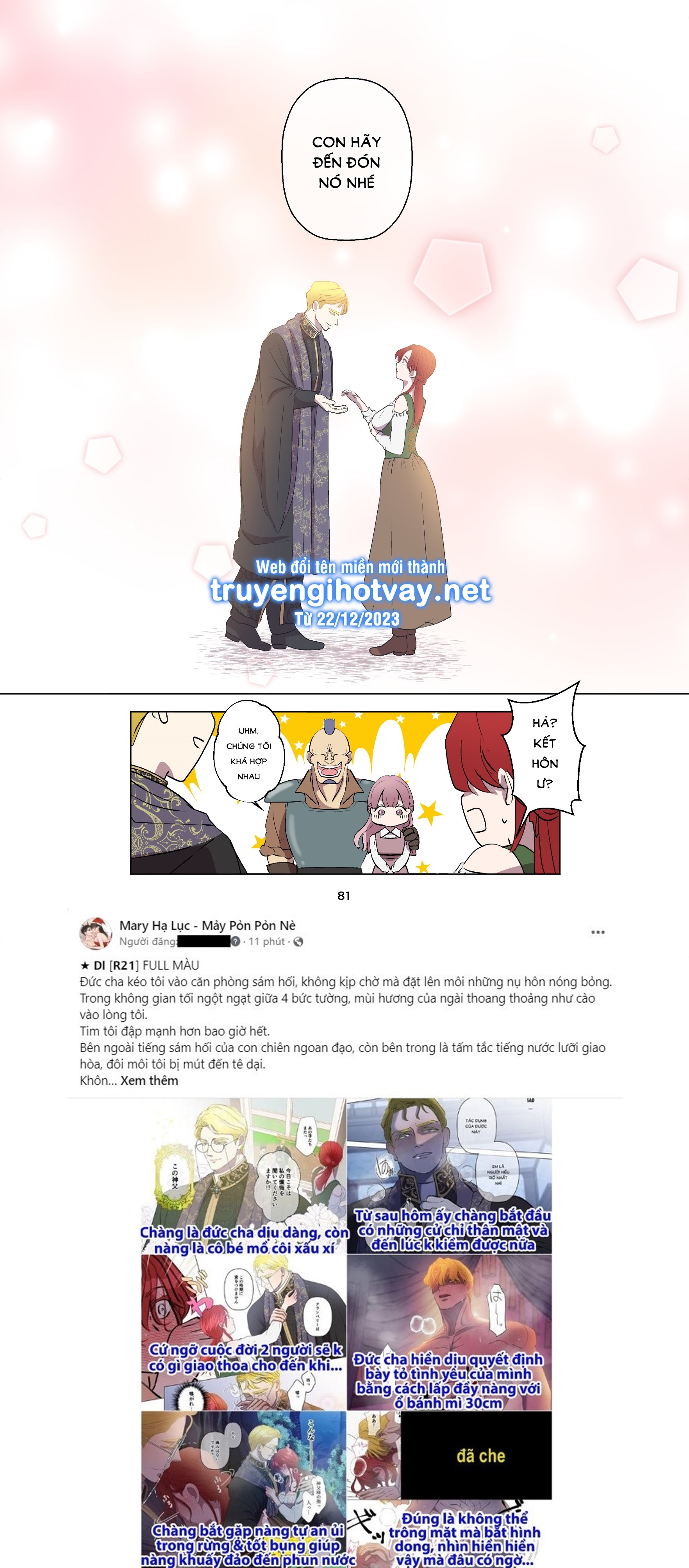 [21+] gái ế chạy không thoát tình yêu của đức cha - full màu chapter 9 11