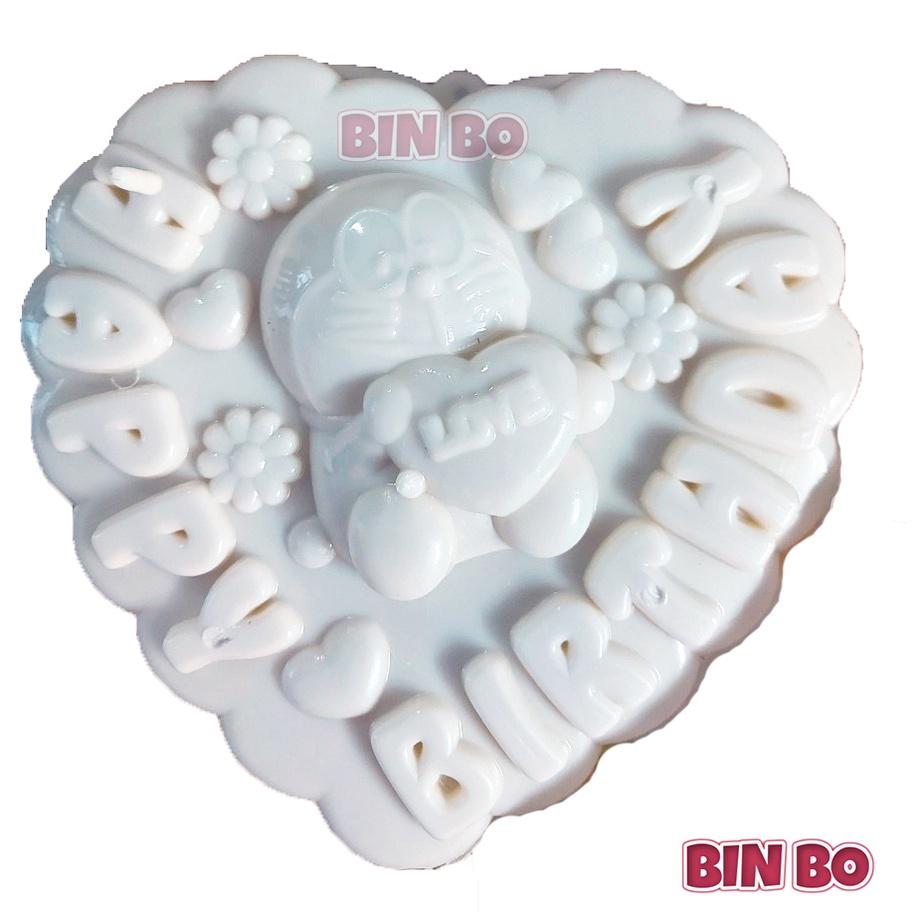 Combo 2 khuôn rau câu sinh nhật mẫu 11 và mẫu 12 Vĩnh Trường