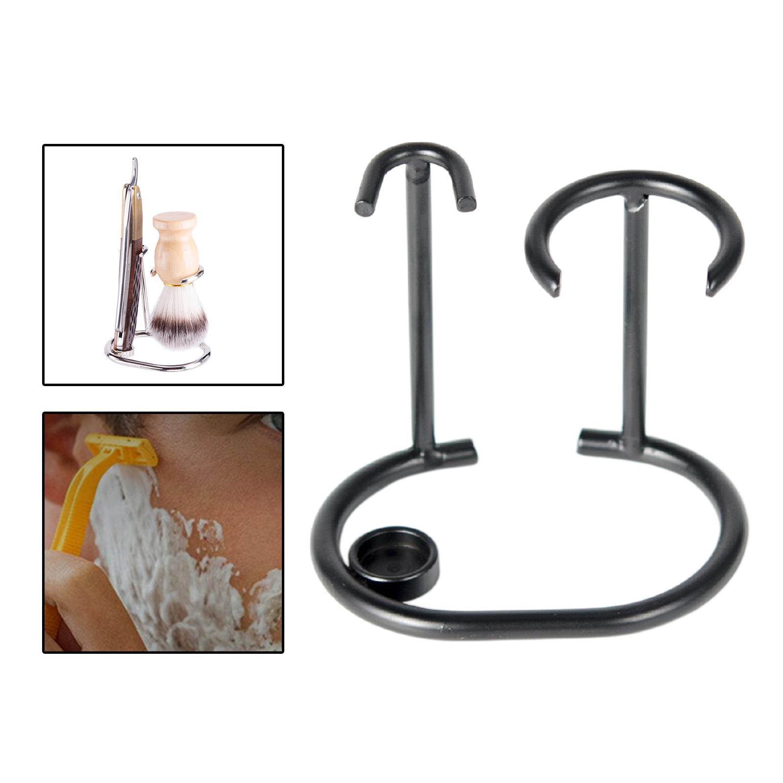 Holder Hanging Rack for Men Bathroom  and Brush Storage