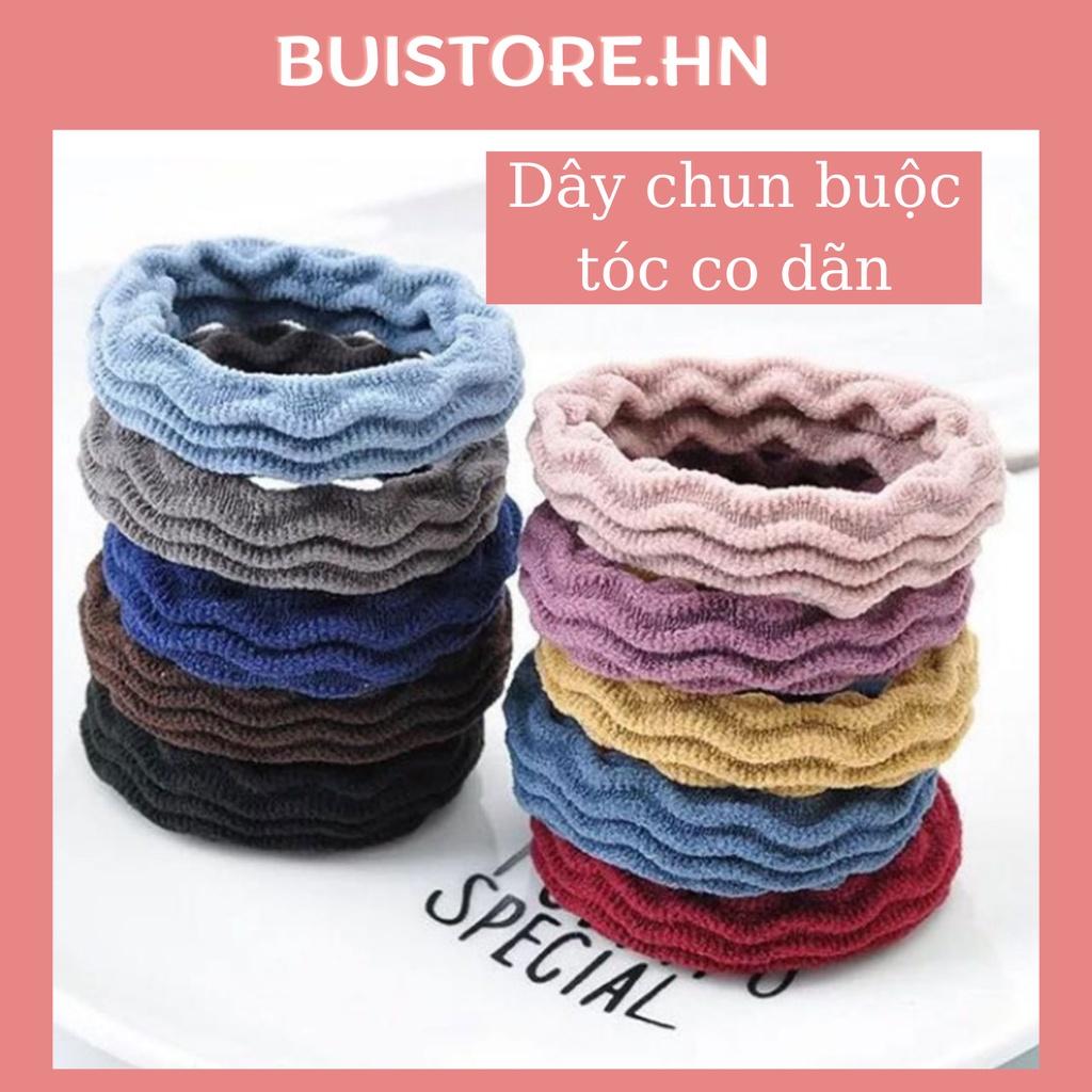 Set 10 Dây chun buộc tóc co dãn