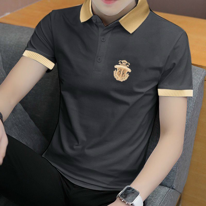 Áo Thun Polo Nam Tay Ngắn Unisex thương hiệu Chandi thiết kế cố bẻ thêu không bong tróc khi giặt PLN8