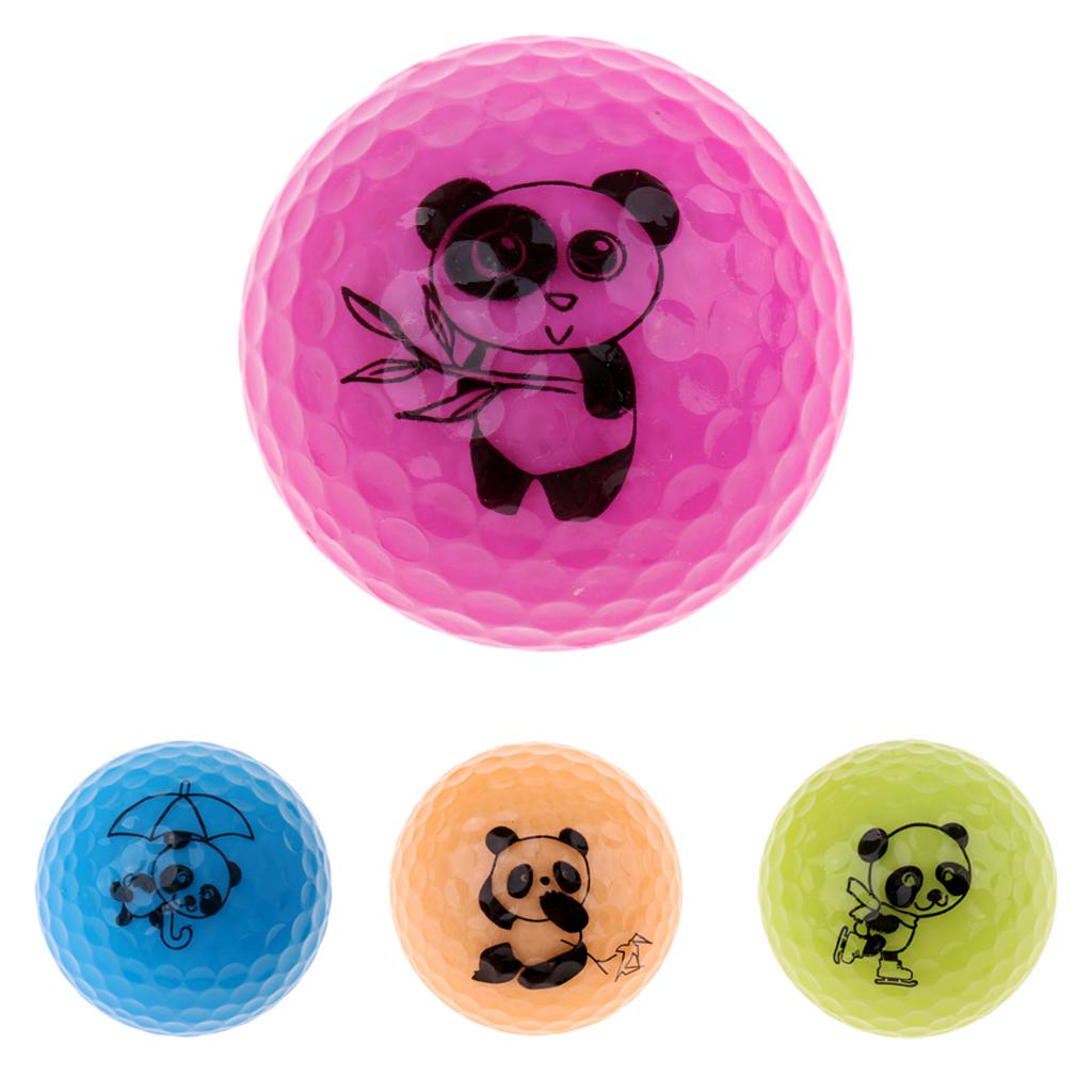 Golf Driving Range Practice Ball Double Layer Golf Ball Cute Panda