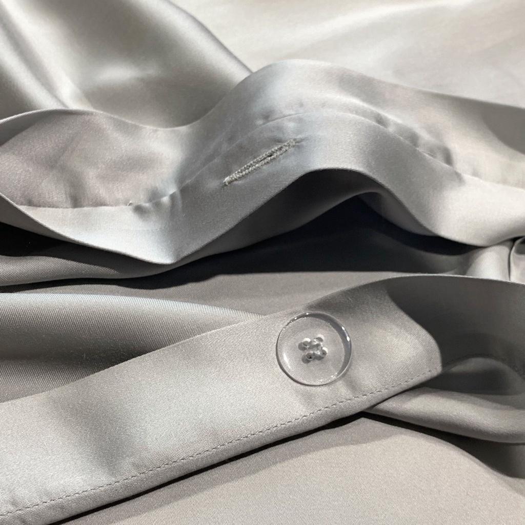 Bộ chăn ga gối Mẫu thiết kế mới Tencel 100S họa tiết Hoa lá cách điệu ,mềm mịn,sang trọng- LUX33