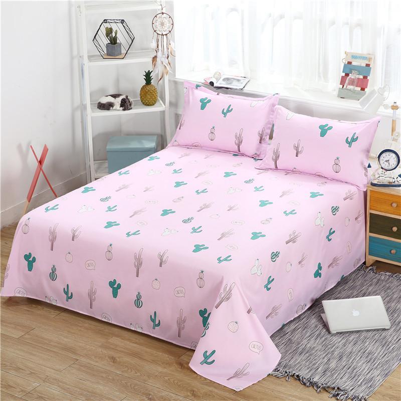 34 Bộ Giường Ngủ 1 Giường Nữ Hoàng Vương Sinh Đôi Bông/Polyester Tấm Phẳng Trải Giường Trang Bị Tấm bedsheets